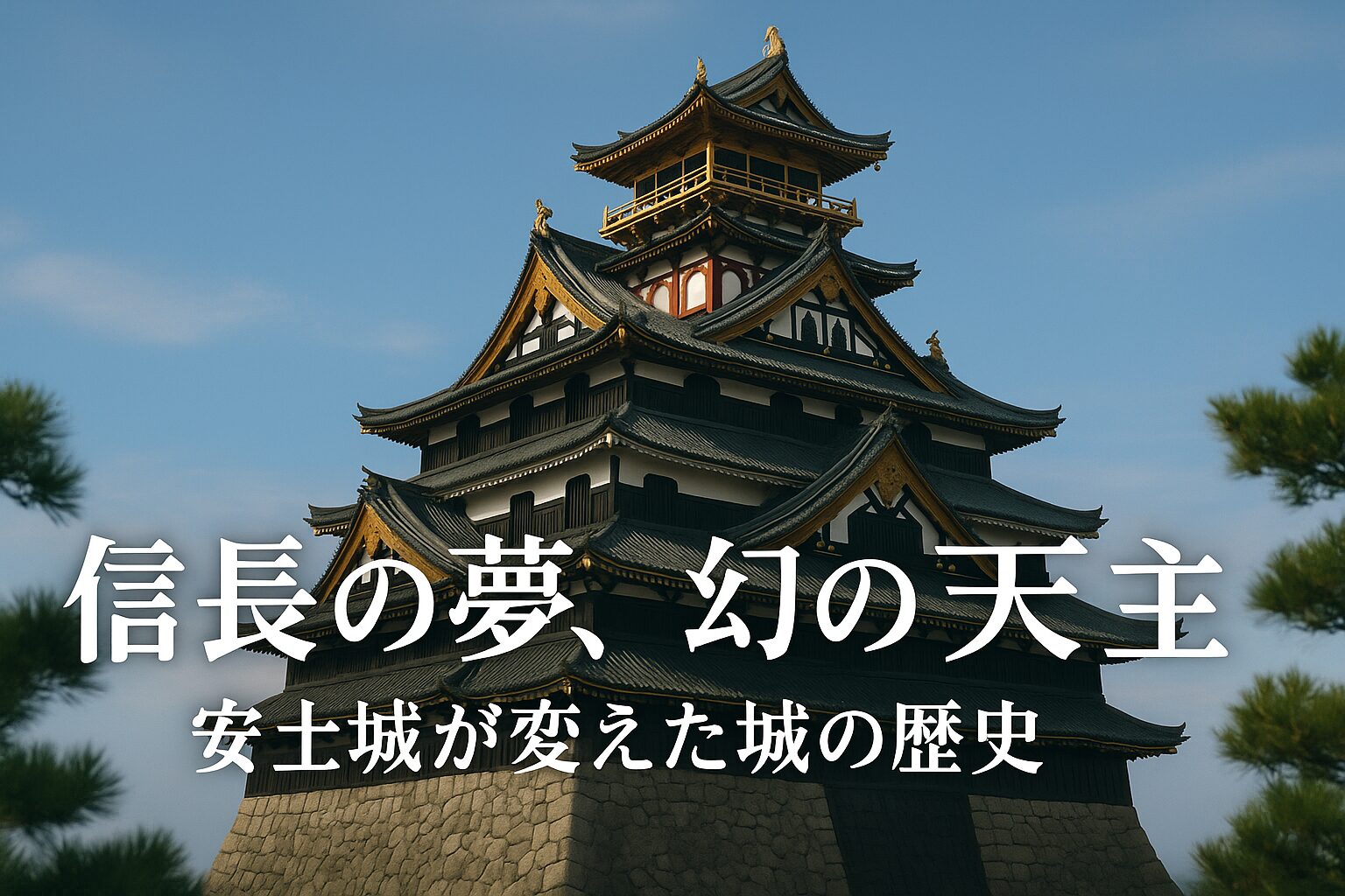 信長の夢、幻の天主 安土城が変えた城の歴史